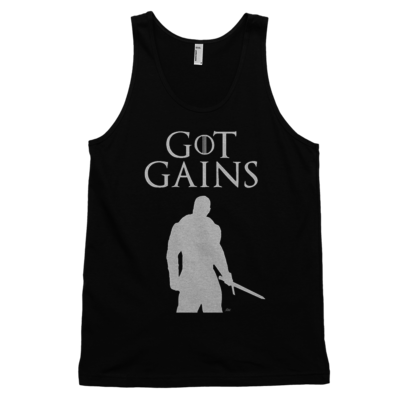 GoT Gains Tank - White 