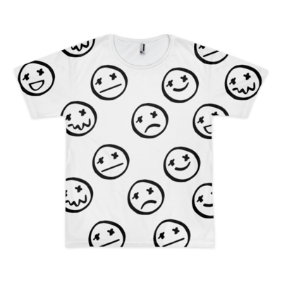 emotions t-shirt white