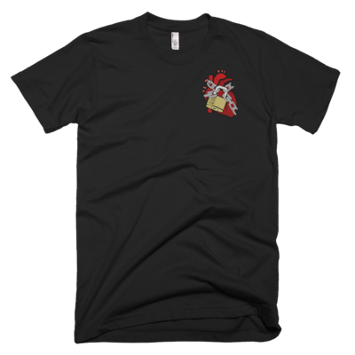 Key to my heart t-shirt black
