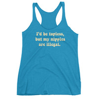 Topless - Women's Tank - Thumbnail 4