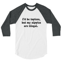 Topless - Unisex Raglan - Thumbnail 1