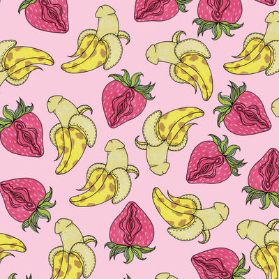 Summer fruits full piece swimsuit 