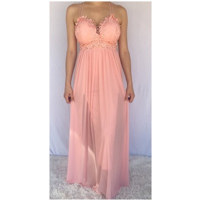 Heavenly mesh maxi dress