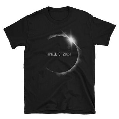 Total solar eclipse april 8, 2024 unisex t-shirt
