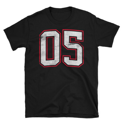Number five 5 unisex t-shirt