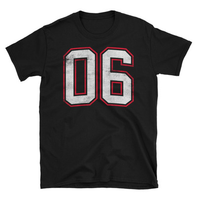 Number six 6 unisex t-shirt