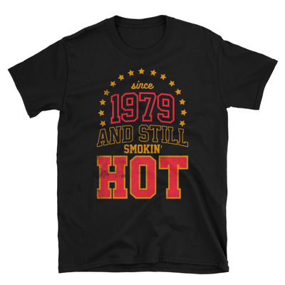Born in 1979 unisex t-shirt