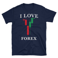 I Love Forex Unisex T-Shirt - Thumbnail 1
