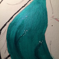 Ariane in Metallic Teal - Thumbnail 2