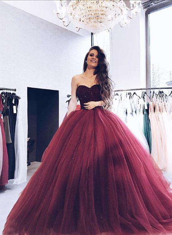 a line ball gown dress