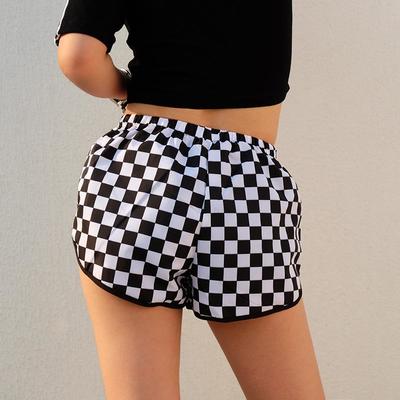 Checker running shorts