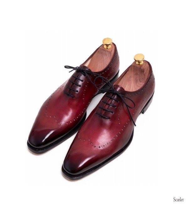 Burgundy men's dress loafers Clearance