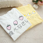 New cute strawberry omelet pajamas home clothing-1