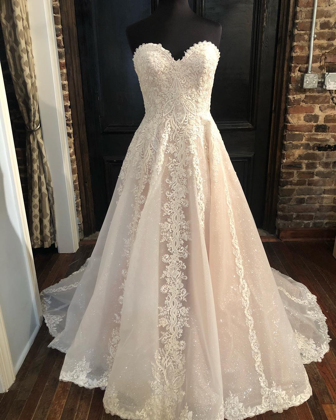 W94 Sweetheart Lace Wedding Dresses,Wedding Dress,Custom Made Wedding