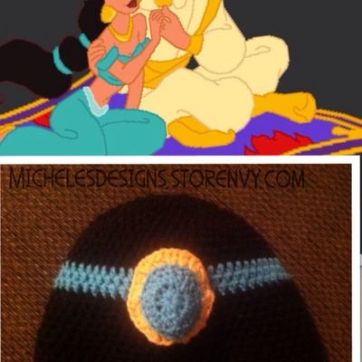 Jasmine inspired beanie