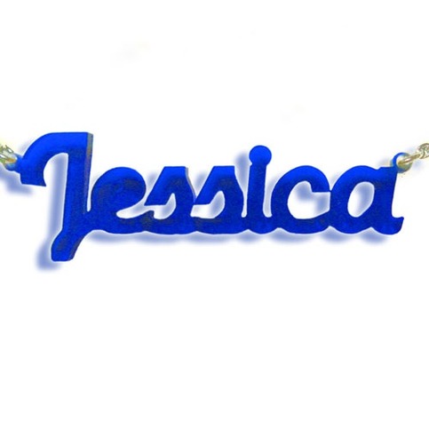 Acrylic Custom Name Necklace