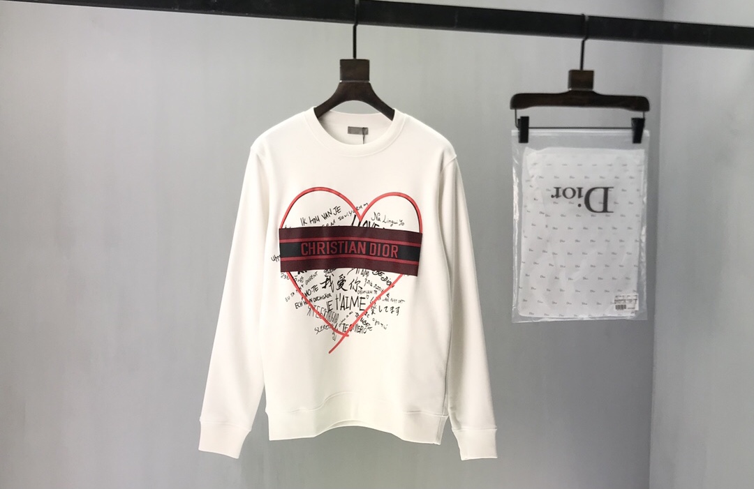 dior white crewneck