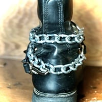 Loop & Pull Chain Leather Whip Bootstrap  - Thumbnail 6