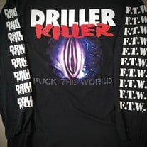 鬼フェード 90s 〜 USA生地 DRILLERKILLER バンドTシャツ 鬼フェード 90s 〜 USA生地 DRILLERKILLER バンドTシャツ