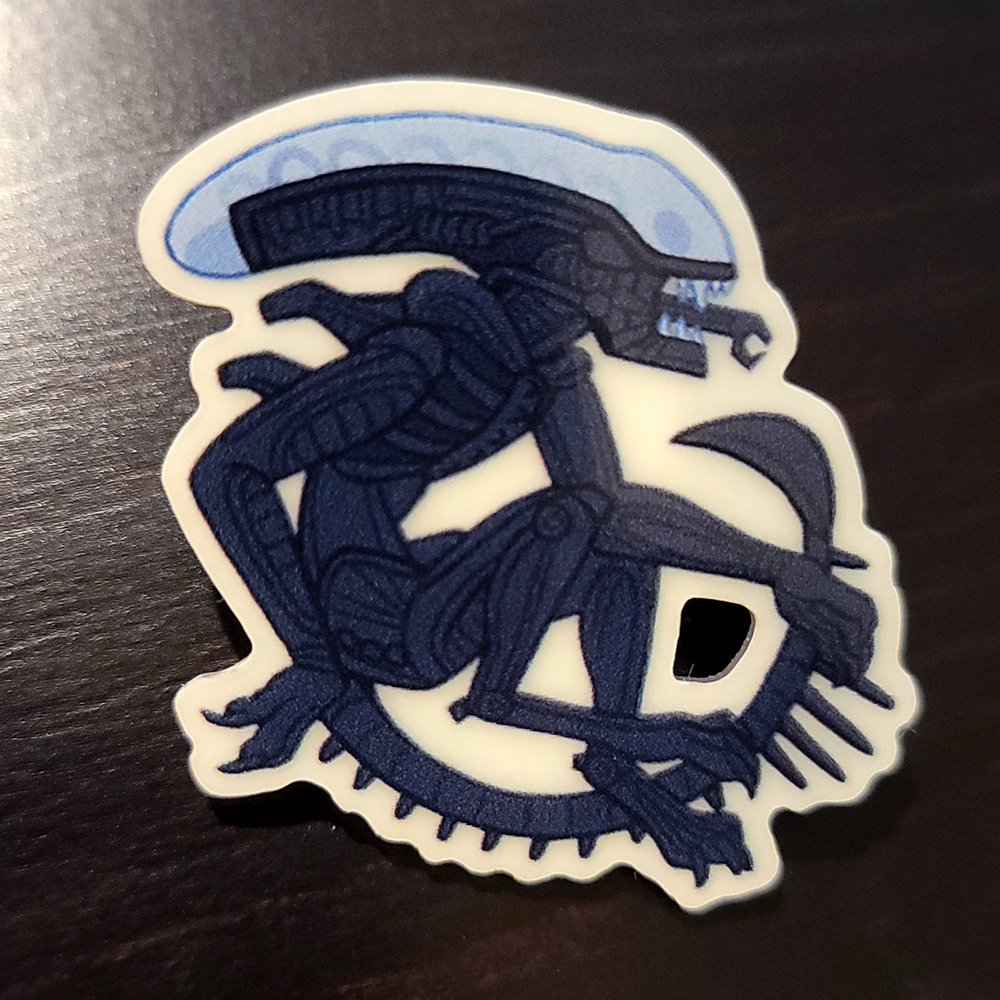 GlowintheDark Xenomorph Pin on Storenvy