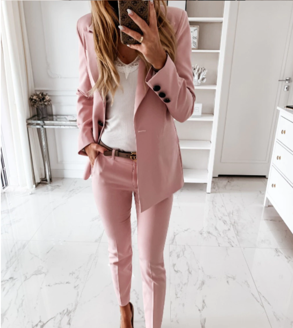 Winter Slim Blazer Jacket Women Casual Fashion
